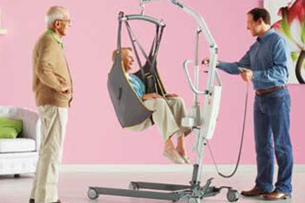 Invacare Birdie Hoist In Use